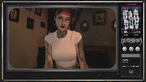Snapshot of 666deathgasm chatting on 06.24.26 Juune online show from 06.24.26
