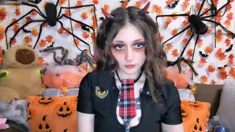 Snapshot of _devilbaby chatting on 10.29.25 Kate online show from 10.29.25