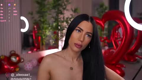 Snapshot of abbela_white chatting on 02.14.25 Alexa online show from 02.14.25