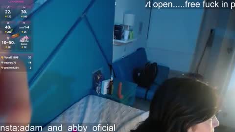 Snapshot of adam_and_abby_ chatting on 01.30.25 adam and abby online show from 01.30.25