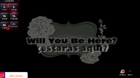 Snapshot of ale_love_ chatting on 03.06.25 ALE LOVE online show from 03.06.25