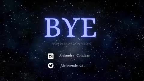 Alejandra  online show from 03.05.25