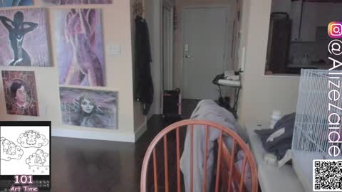 Alize Zaide online show from 12.22.24