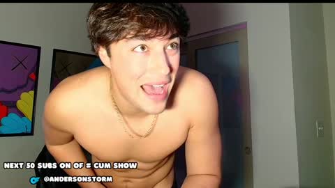 Snapshot of andersonstorm chatting on 01.15.25 Anderson Storm online show from 01.15.25