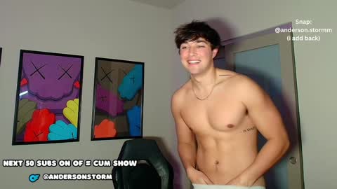 Snapshot of andersonstorm chatting on 01.18.25 Anderson Storm online show from 01.18.25