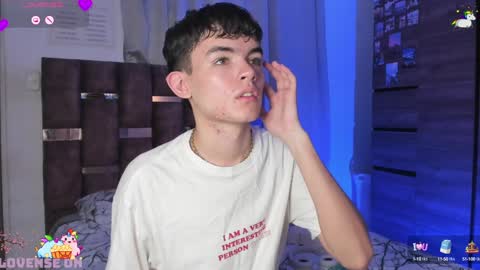 Snapshot of angelocute_ chatting on 01.15.25 Angelo I work from home this is my room online show from 01.15.25