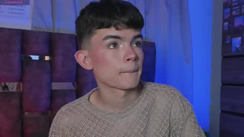 Snapshot of angelocute_ chatting on 02.05.25 Angelo I work from home this is my room online show from 02.05.25