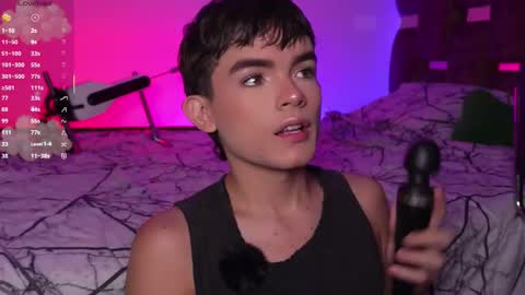 Snapshot of angelocute_ chatting on 10.18.25 Angelo I work from home this is my room online show from 10.18.25