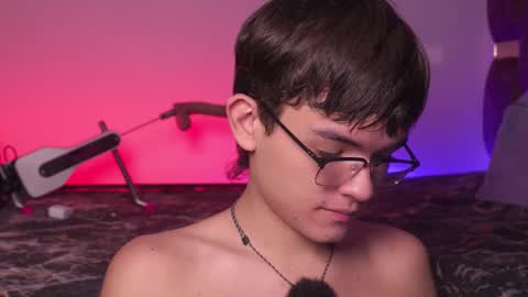 Snapshot of angelocute_ chatting on 11.11.25 Angelo I work from home this is my room online show from 11.11.25