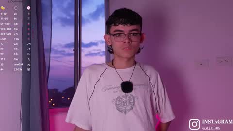 Snapshot of angelocute_ chatting on 02.07.26 Angelo I work from home this is my room online show from 02.07.26