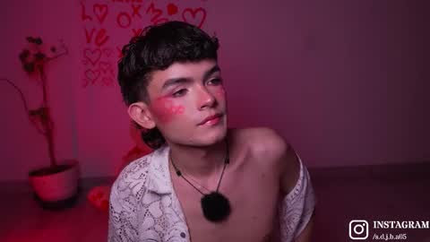 Snapshot of angelocute_ chatting on 02.15.26 Angelo I work from home this is my room online show from 02.15.26