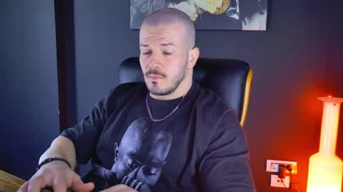 Snapshot of angeloeric chatting on 01.19.25 BlackWolf online show from 01.19.25