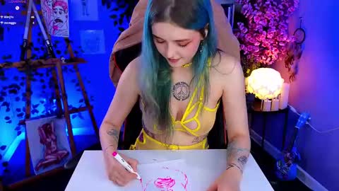 Snapshot of anna_bloom_ chatting on 03.12.25 Violett online show from 03.12.25