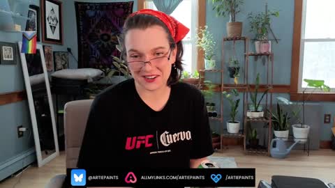 Artie Paints online show from 02.06.25