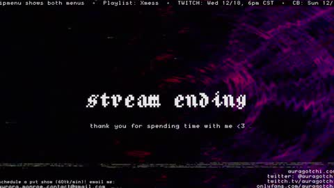 Aurora  Aura online show from 12.15.24