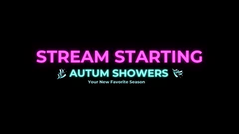 Autum Showers online show from 03.17.26