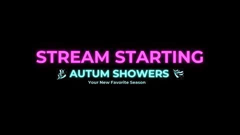 Autum Showers online show from 06.04.26