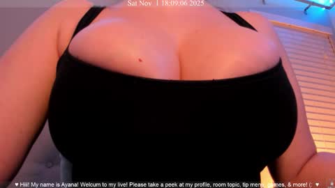 Snapshot of ayanadelatorre chatting on 11.02.25 Ayana Delatorre online show from 11.02.25