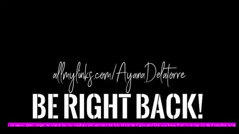 Snapshot of ayanadelatorre chatting on 11.14.25 Ayana Delatorre online show from 11.14.25