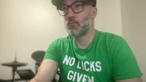 Snapshot of badboymusician chatting on 11.14.25 RockHardDrummer online show from 11.14.25