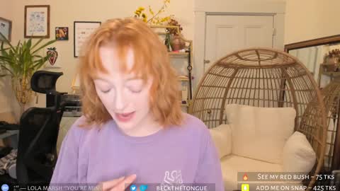 Beck the tongue online show from 01.24.25