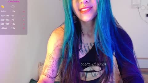 Snapshot of bell_art chatting on 12.02.24 online show from 12.02.24