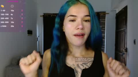 Snapshot of bell_art chatting on 01.15.25 online show from 01.15.25