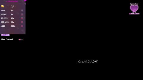 Snapshot of bell_art chatting on 12.03.25 online show from 12.03.25