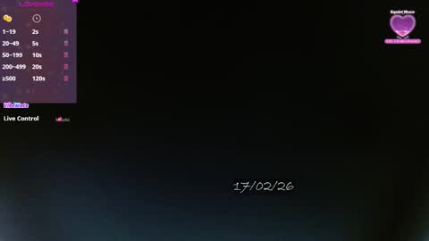 Snapshot of bell_art chatting on 02.17.26 online show from 02.17.26