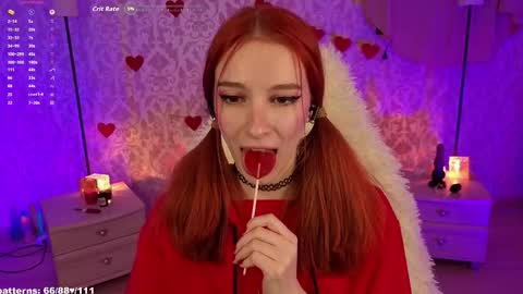 Snapshot of berrryjelly chatting on 02.15.26 Hi Im NikaComing back online on Monday 3 online show from 02.15.26