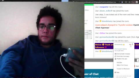 Snapshot of bigangelxs chatting on 11.03.25 newSurprise online show from 11.03.25