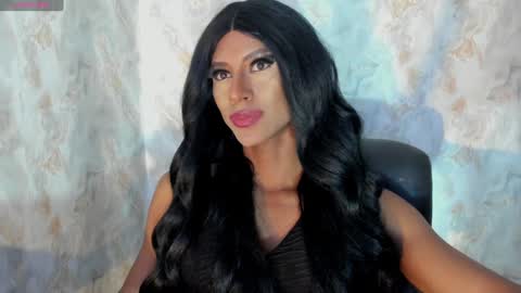 Snapshot of blackbeauty_ts chatting on 01.18.25 Nina online show from 01.18.25