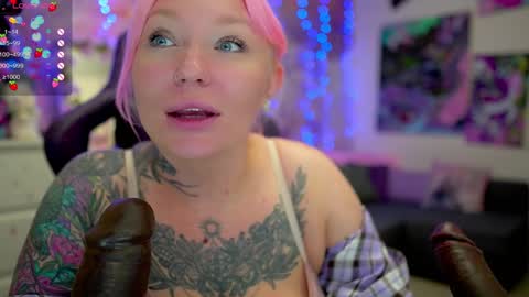 Snapshot of blackedbarbie chatting on 02.01.25 Alice online show from 02.01.25