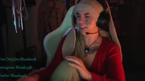 Snapshot of bluedweeb chatting on 02.19.25 Blue online show from 02.19.25