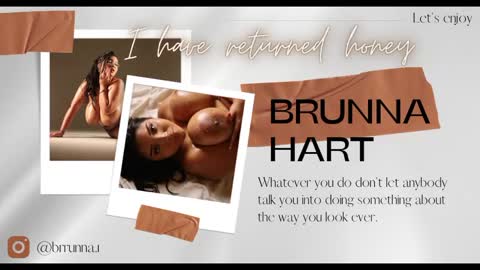 Snapshot of brunnahart chatting on 03.07.25 online show from 03.07.25