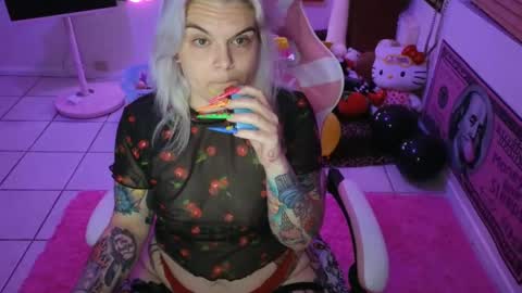 Snapshot of cherryb0mbb0mb chatting on 01.31.25 CherryBombBomb online show from 01.31.25