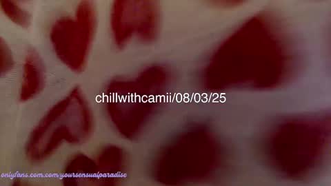 Snapshot of chillwithcamii chatting on 03.08.25 yoursensualparadise online show from 03.08.25