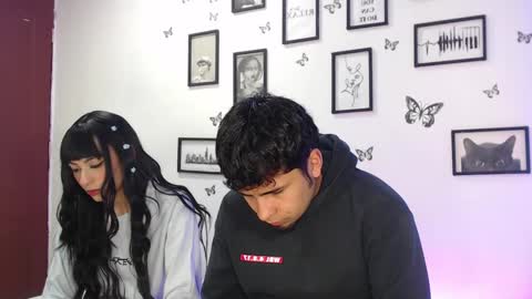 Snapshot of coupsextop chatting on 01.07.25 Juli and Liam online show from 01.07.25