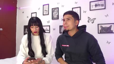 Snapshot of coupsextop chatting on 02.10.25 Juli and Liam online show from 02.10.25