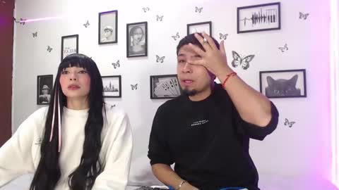 Snapshot of coupsextop chatting on 02.14.25 Juli and Liam online show from 02.14.25