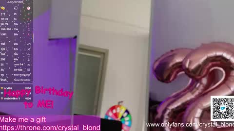 Snapshot of crystal_blond chatting on 11.18.25 Crystal online show from 11.18.25