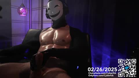 Snapshot of cyberfck chatting on 02.27.25 cyberfck online show from 02.27.25