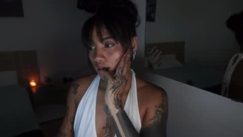 Snapshot of diamon_kataleya chatting on 10.27.25 Melissa My schedule 10pm time Colombia online show from 10.27.25