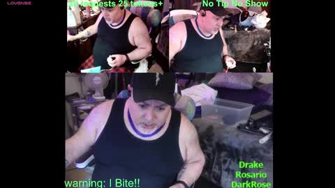 Drake D Vamp aka Drake DarkRose online show from 01.25.25