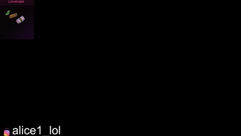 Snapshot of dulce_alice_ chatting on 09.12.25 ALICE online show from 09.12.25