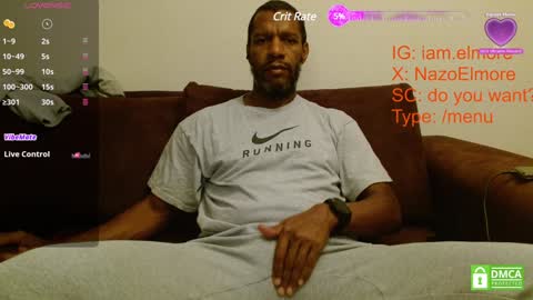 My name is Elmore. Please say hello I like to chat with you. If you have requests or dirty talk please use tip online show from 01.26.25