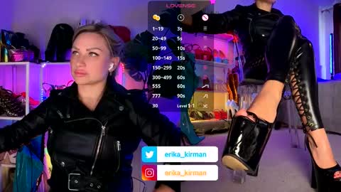 Snapshot of erika_kirman chatting on 11.19.25 Erika online show from 11.19.25