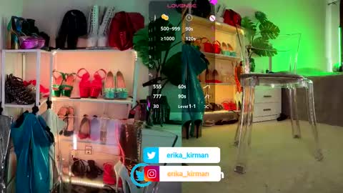 Snapshot of erika_kirman chatting on 11.20.25 Erika online show from 11.20.25
