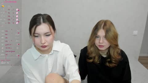 Snapshot of eumomino chatting on 02.26.25 Veronica Tiia Lilith left to right online show from 02.26.25