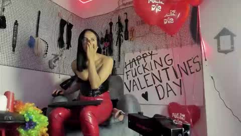 Snapshot of evil_sammy chatting on 02.14.26 Mistress Sammy online show from 02.14.26